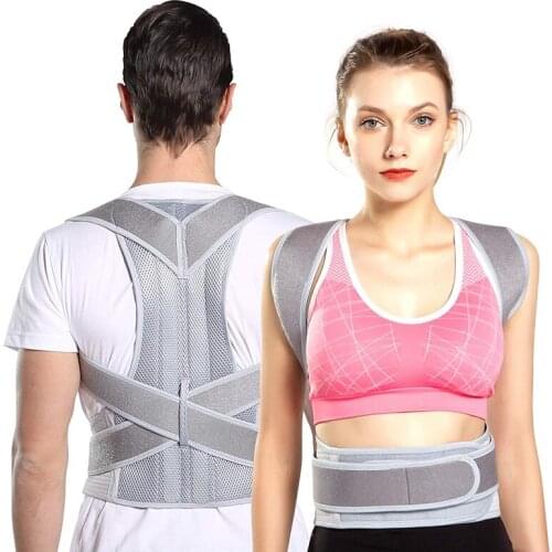 Adjustable Orthopedic Back Posture Support Braces Belt Corrector Posture Magentic Corrector De Postura Shoulder Support Belt