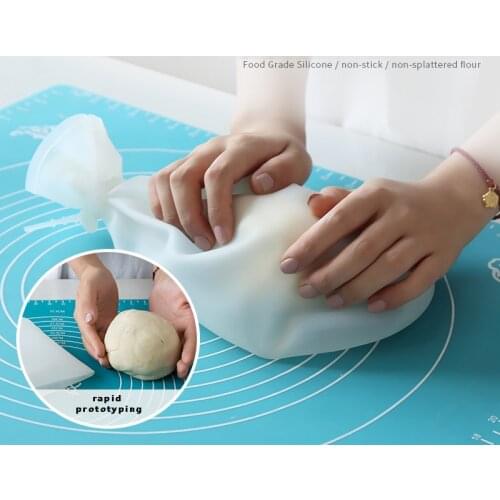 Silicone Kneading Magical Bag Dough Nonstick Flour Mixer Bag Reusable Cooking Pastry Tools For Bread Pastry Pizza Kitchen Gadget