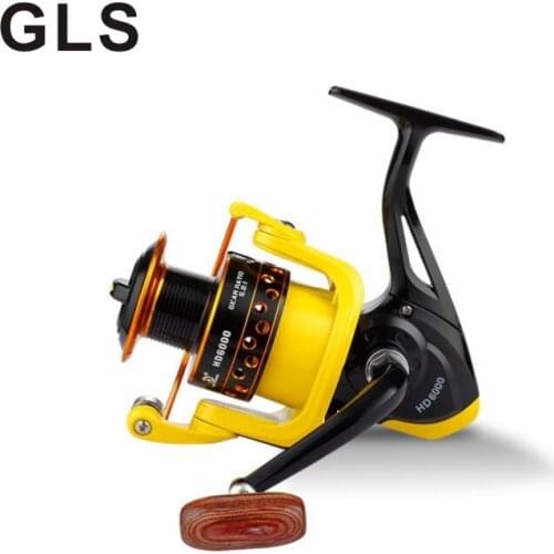 GLS brand new high-quality HD series full metal wire cup, brass gear rod, zinc alloy gear plate spinning wheel fishing reel
