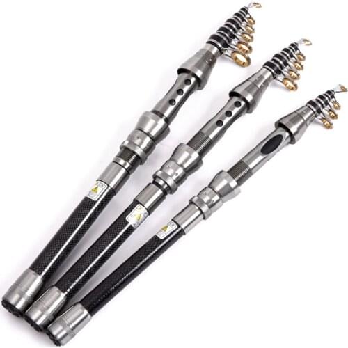 Spinning Rod Rock Sea Fishing Fly Fish Rod Ultralight Carp Fishing Rod Telescopic Carbon Fiber Fishing Rods