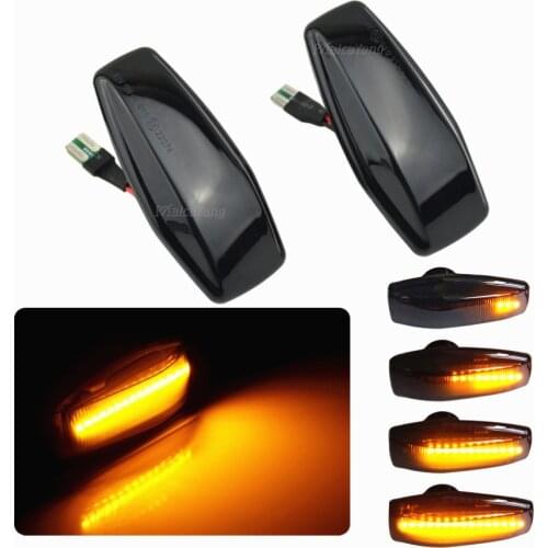 High Quality 2Pcs For Hyundai Flowing Indicator Plug Play Streamer LED Side Marker Turn Signal Light For Elantra Getz XG Tucson