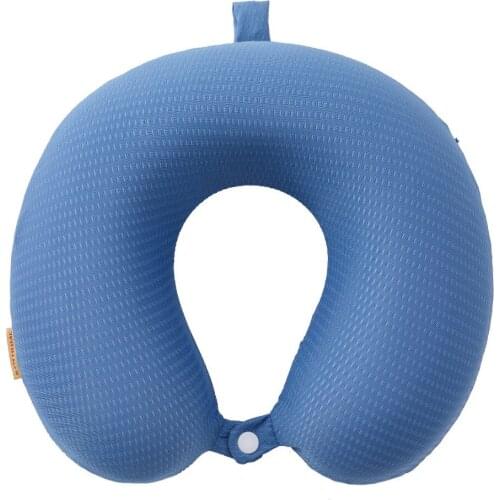 U-shaped Pillow Summer Memory Foam Rebound ice Silk Cervical Slow Rebound Office Travel Accessories Neck Nap Sleep Home Textile