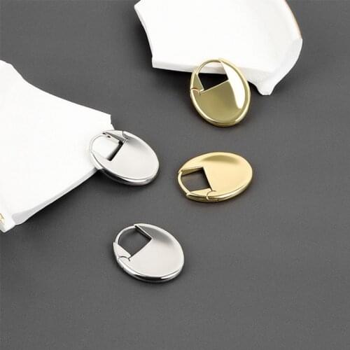 VENTFILLE 925 Sterling Silver Earrings Charm Women Trendy Jewelry Round Gold Party Accessories Gifts Round Gold Earring