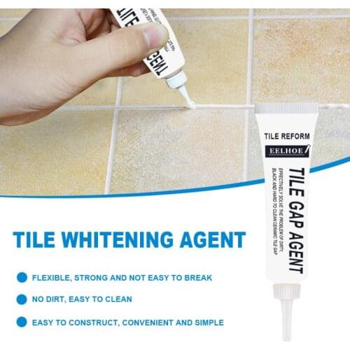 1PC Home Tile Grout Pen Water Resistant Kitchen Instant Ceramic Seam Tile Floor Repair Anti Mould Beauty White Grout Marker
