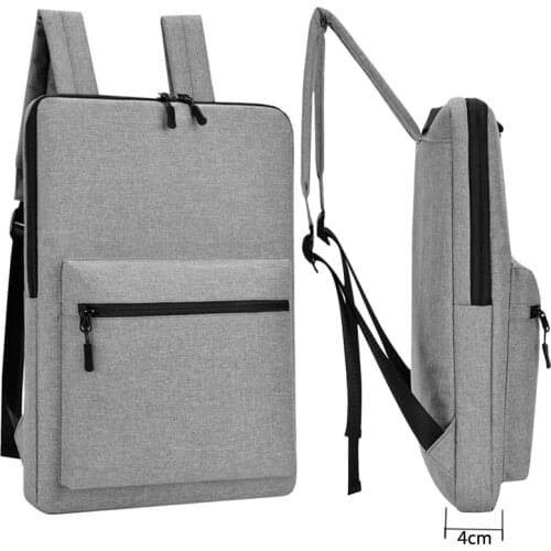 2020 ultra-thin mens backpack Oxford cloth Korean youth casual business backpack 15.6-inch laptop bag stylish and simple