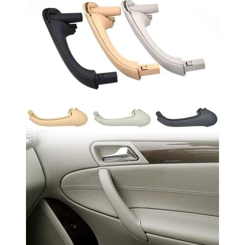 2038101651 For Mercedes Benz C Class W203 2000-2007 Black/Gray Door Pull Cover Interior Handles Trim 2038101551 Car Accessories