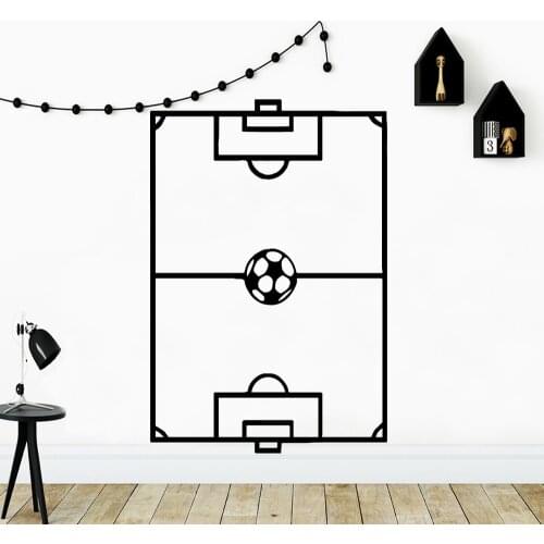 Diy football Wall Stickers Home Decor For Living Room Vinyl Sticker Children Room Wall Art Sticker Murals voetbal muursticker