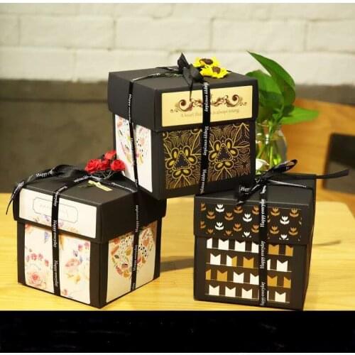 DIY Surprise Love Explosion Box Gift Explosion for Anniversary Scrapbook DIY Photo Album birthday Gift