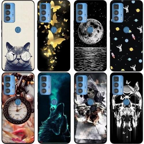 Fashion Soft silicone TPU Back Cover For Moto Edge 20 for Edge 20 Lite Phone Funda Case For Edge 20 Pro 2021 Cute Cartoon Case
