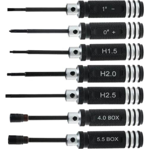 Precision Hex Screwdriver Slotted Phillips Head Tool Set for RC Helicopter Drone Aircraft Model Repair Tools