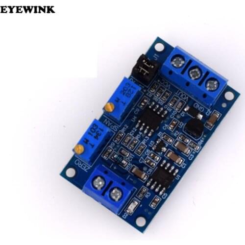 1pcs Signal conversion and conditioning of current to voltage module 0/4-20mA to 0-3.3V5V10V voltage transmitter