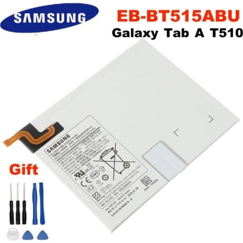 SAMSUNG Original Replacement Battery EB-BT515ABU For Samsung Galaxy Tab A T510 Tablet Battery 6150mAh + Free Tools