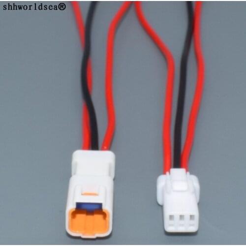 Worldgolden 3 Pin 0.6mm auto rearview mirror male female connector Plug for Benz BMW 03T-JWPF-VSLE-S 03R-JWPF-VSLE-S