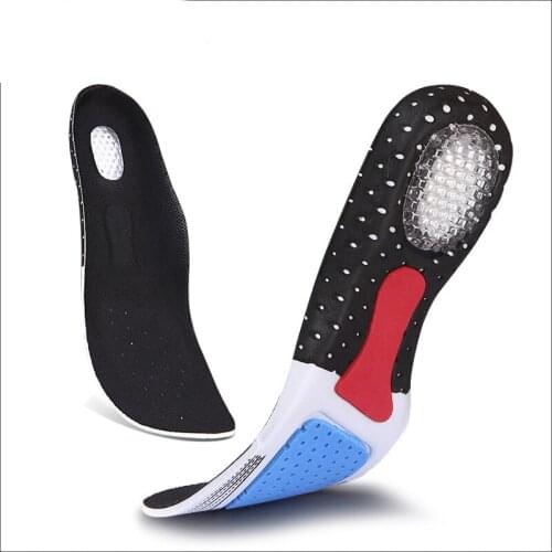 Arch Support Sport Insoles Orthotic Ventilation Shock Absorption Men Women Gel Shoe Pad for Walking,Running Hiking