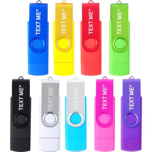 OTG usb2.0 USB Flash Memory Stick 16GB 32GB Pendrive 4GB 8GB 64GB USB Flash Drive For Computer/Android Phone 3 IN1OTG Type-c