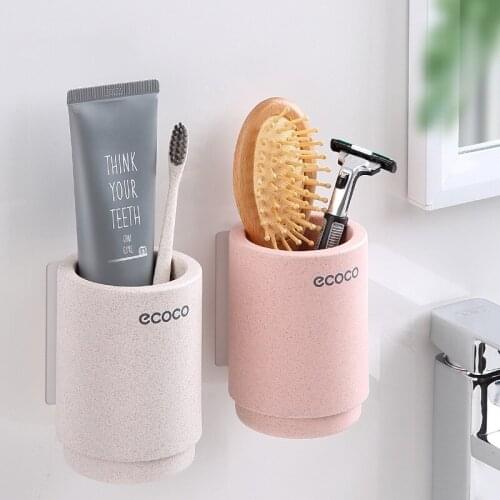 Breathable Magnetic Adsorption Toothbrush Holder Home Storage Shelves Wall-mounted Bathroom Accessories Sets Household Items