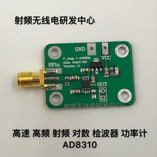 High Speed and High Frequency RF Logarithmic Detector Power Meter AD8310