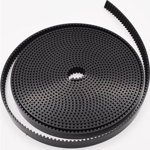 1-10 Meters, Black HTD3M Type Opened Polyurethane Timing Belt, 10/15/20mm Width, PU with Steel Wire, 3mm Pitch, Synchronous Belt