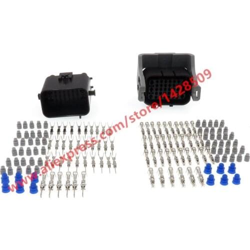 1 Set 36 Pin Automotive ECU Connector Window Lifter Assembly Plug Door Switch Socket For Mazda 1743062-2 1743059-2