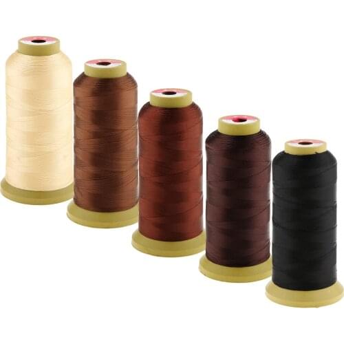 5PCS Hair Sew Sewing Braiding Weave Weft Thread for Hair Wigs Bangs Decoration 0.2mm