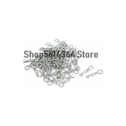 60pcs R Pin Mechanical Hitch Hair Tractor Clip Cotter Kits 1.2mm x 20mm