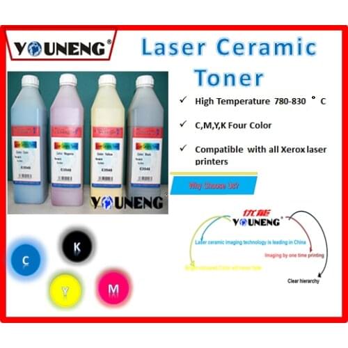 800 degree high temperature color ceramic toner powder Compatible For Ricoh and Xerox model