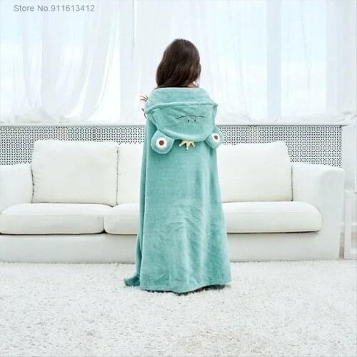 Animal Frog Wearable Bath Towel Absorbent Chic Towel For Bathroom for Boy Girl Bathroom Accessories Kids Children Gifts