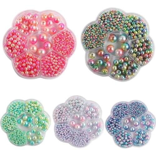 Bead With Hole Garment Beads Imitation Pearl Beads For DIY Sewing Clothing Craft Beadwork Decoration Accessories Supplie
