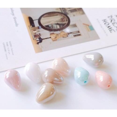 Multicolors Watedrop Beads Bracelet Eardrop Pendant Earring Accessories Necklace Charms Jewelry Components Diy Material 20pcs