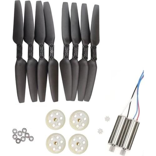 CW CCW engines motor For E520 E520S JD22S Rc drone gps camera Quadcopter spare parts gears bearing propeller blade part group