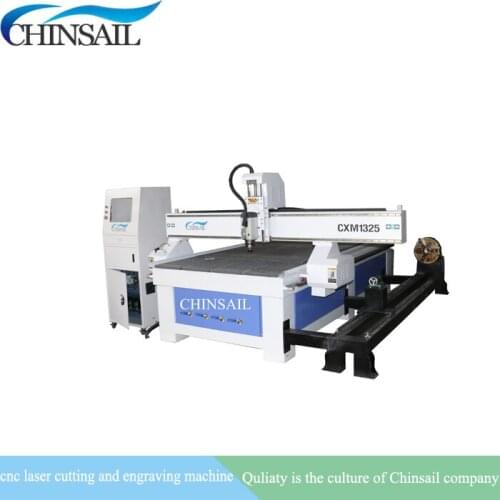 Engraving Machine 1325 CNC Router 3kw Spindle Motor 1300*2500*200mm working area rotary for option