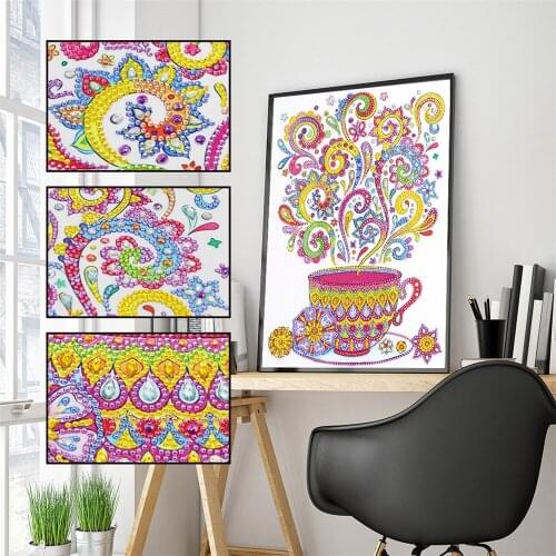 HUACAN Special Shaped Diamond Embroidery Christmas 5D Diamond Painting Home Decor 24x34cm New Arrival