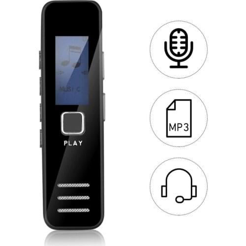 Kebidumei newly Digital Voice Recorder Audio Pen 20-hour Audio Recording Voice Activated Telephone Record MP3 Player Dictaphone