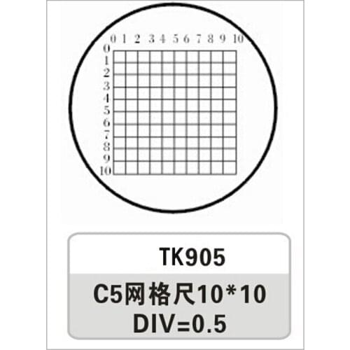 New 1PC Microscope Stage Micrometer Glass slide Scale Measuring Micrometer Calibration DIV=0.5MM Free Shipping