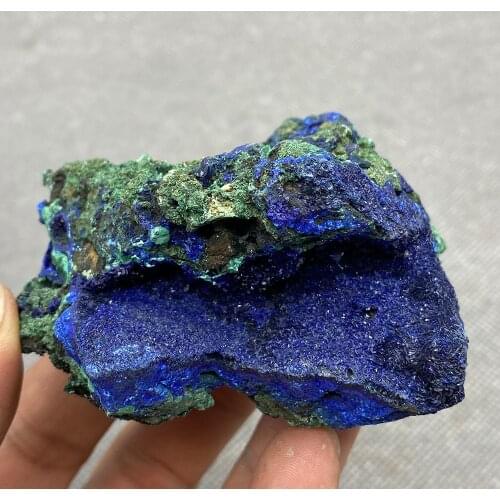 Natural azurite mineral cristal espécime da província de anhui, china