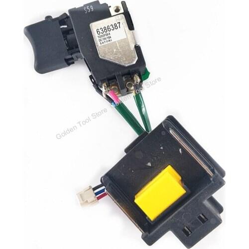 Switch trigger 6386387 638638-7 for Makita BTD143 spare parts