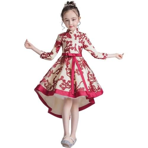 Flower Girl Dress Wedding Dress Birthday Dress Pageant Dresses Lace Girls' Flower Embroider Wedding Party Tulle Formal Dress