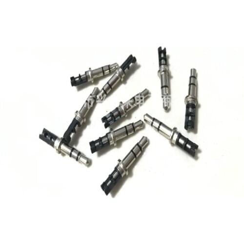 5pcs 3.5mm 2/3/4pole Stereo headset plug 3.5 audio plug Jack metal head connector repair DIY parts for phone MP3 MP4 Mic