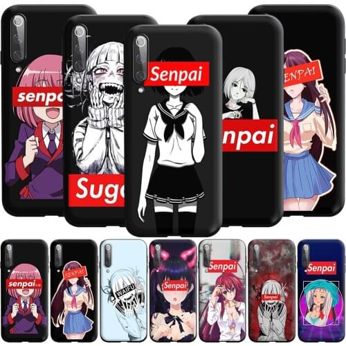 Japan Sugoi Senpai Anime Case for Xiaomi MI 8 9 9T A2 A3 10 10T Note Lite Pro SE Max 3 F1 Poco X3 NFC M3 11 11i Ultra F3