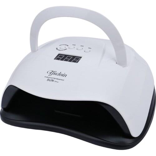 80W UV Nail Lamp LED Lamp For Manicure Nail Dryer All Gels Polish Portable Infrared Sensor 10/30/60/99s Timer LCD Display