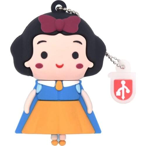 Princess USB Flash Drive Cartoon Thumb Drive Cute Pen Drive USB Drive Novelty USB Memory Stick Girly Gifts 16GB 32GB 64GB 128GB