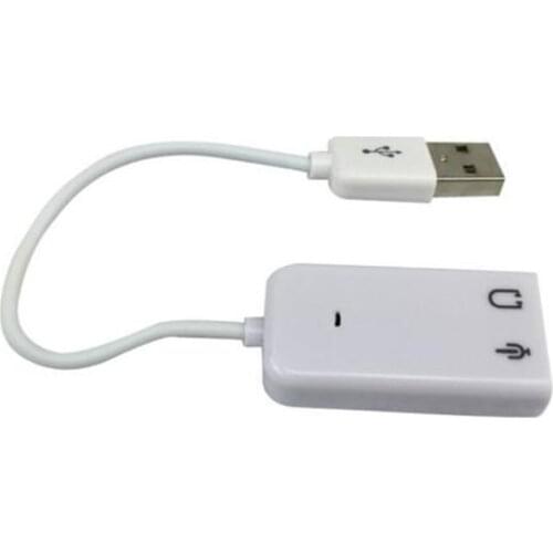 Raspberry Pi 3 Sound Card White 3.5mm Microphone Earphone Socket USB 2.0 7.1 Channel Speaker Audio Adapter for Raspberry Pi 2