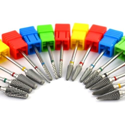 1pc Carbide Nail Drill Bit Milling Cutter Bits Electric Manicure Drills Pedicure Files Nail Art Equipment Tools Accessories