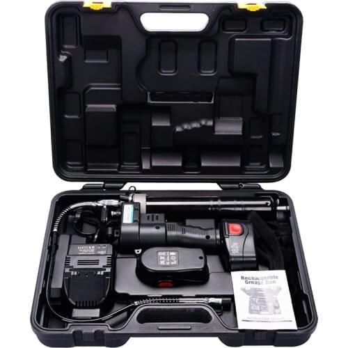 18v,400ml Electric Cordless Portable Grease Gun Lubricant Oil Add Tools Rechargeable Battery