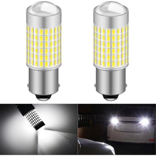 2pcs 1156 BA15S P21W Led Reversing Lamp W16W 921 T15 T16 7443 W21/5W T20 3157 3156 t25 3056 Auto Backup Car Light Super Bright