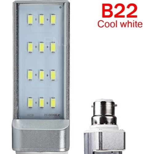 AC 85~265V 6W B22 SMD 5630 12LED 600~660Lm Spot Light Lamp Bulb Cool White Clearance Price led night light