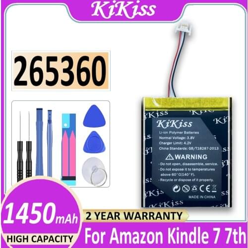 Free tool 1450mAh Battery 58-000083, MC-265360-03 for Amazon Kindle 7, Kindle 7th Generation, WP63GW + Trackong Number