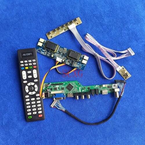 Analog signal KitFit CLAA150XP03/CLAA150XP07F/CLAA150XP07Q 4CCFL 1024*768 Controller board LVDS 20 Pin HDMI-compatible USB VGA