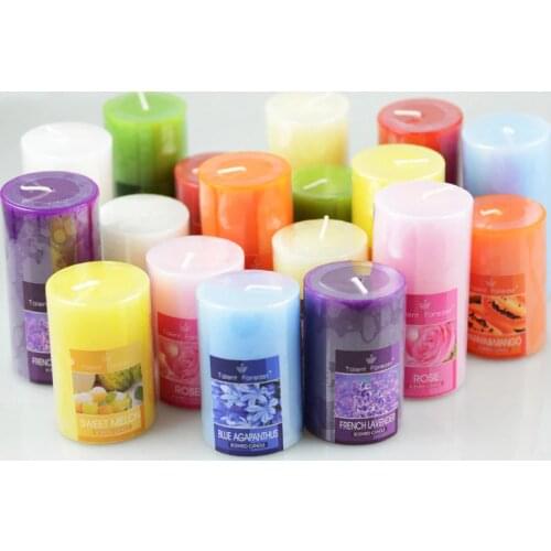 Cylindrical Aromatherapy Smokeless Candle Romantic Scented candles Fragrance Aroma Air Cleaner Wedding Birthday gift