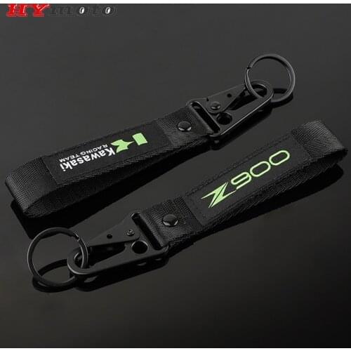 High Quality Embroidery Key Chain Ring Collection Keychain For Kawasaki Z900 Z 900 Motorcycle Keyring